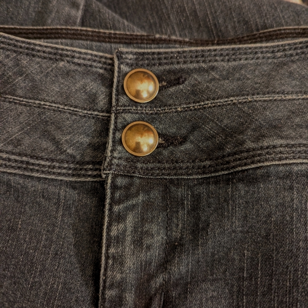 👖W62 Signature Fit Capri Jeans Strait Leg Blue - Picture 4 of 7